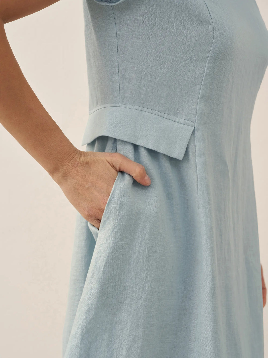 Mira™ | Natural Summer V-Neck Dress