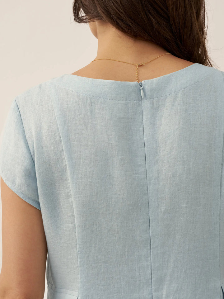 Mira™ | Natural Summer V-Neck Dress