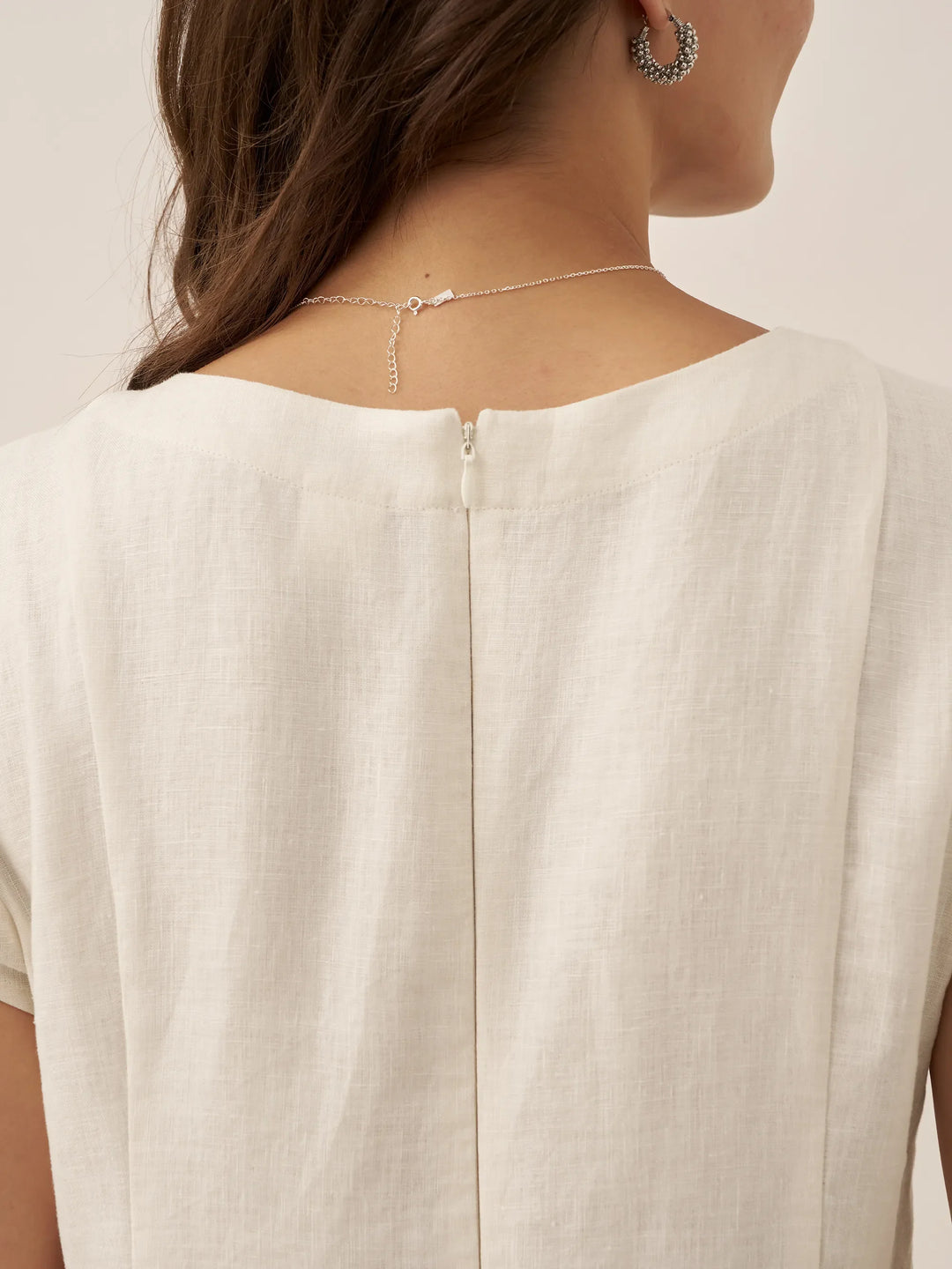 Mira™ | Natural Summer V-Neck Dress