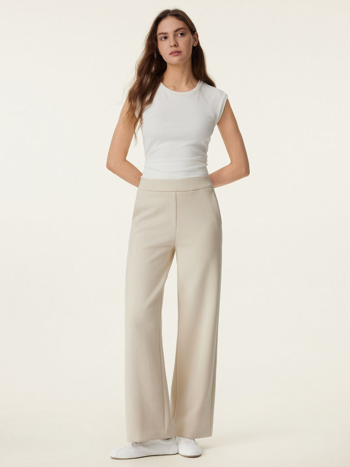 CHANTEL™ | Mid-Rise Pull-on Gerade Hosen