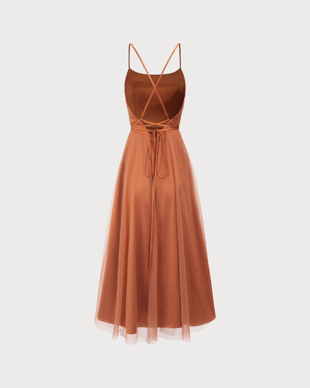 Caramel™ | Fließendes Midikleid aus Slip